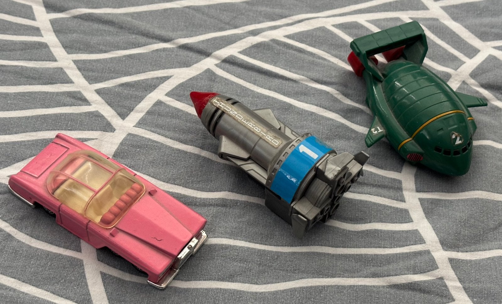 Diverse Thunderbirds voertuigjes uit 1992 Matchbox/Bandai, Ophalen of Verzenden, Gebruikt