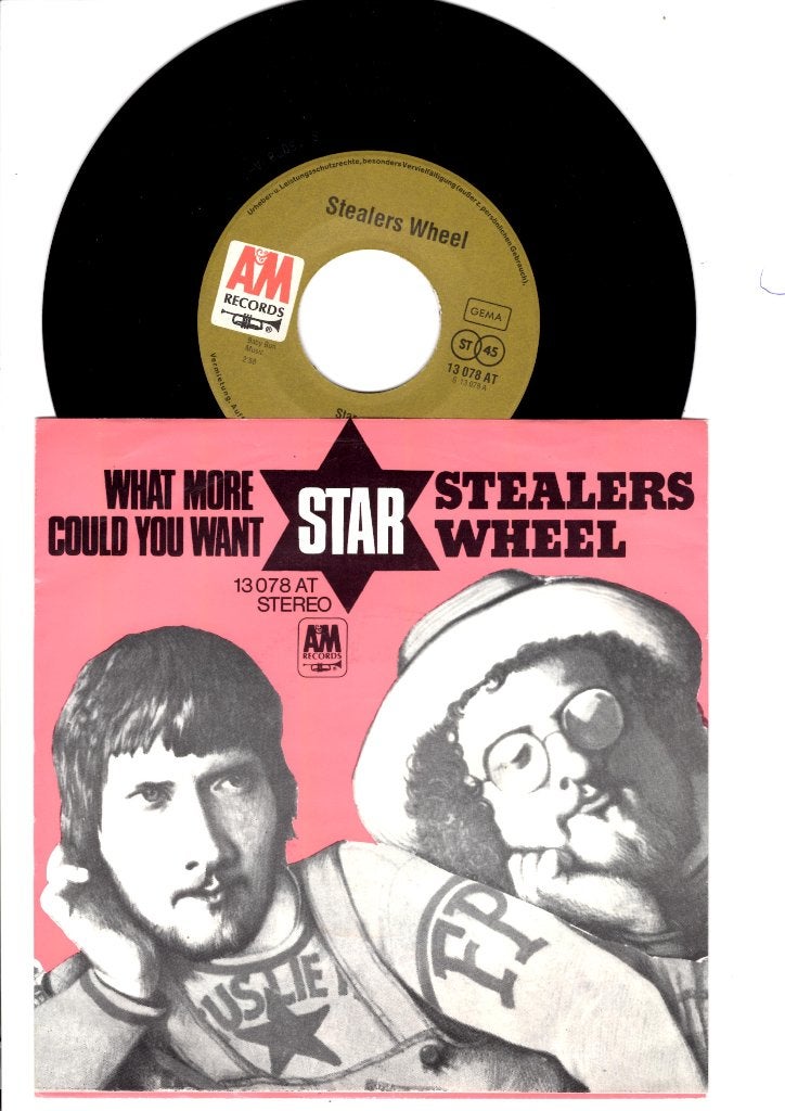 STEALERS WHEEL  -  STAR  //  WHAT MORE COULD YOU WANT  [7''], 7 inch, Zo goed als nieuw, Pop, Overige typen