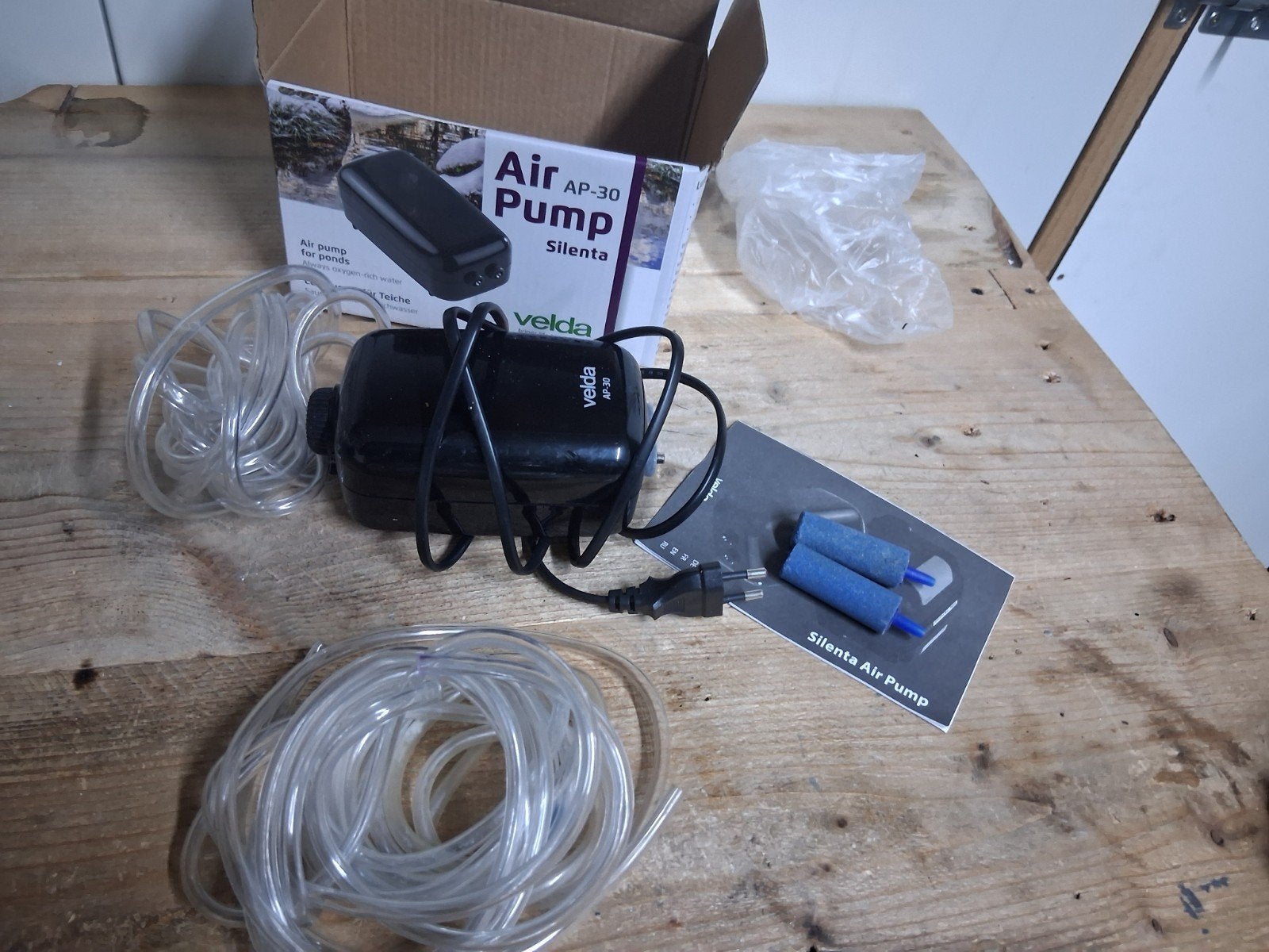 Velda Silenta Air Pump AP-30 Vijver Beluchtingspomp, Tuin en Terras, Vijver-toebehoren, Ophalen, Zo goed als nieuw, Vijverpomp