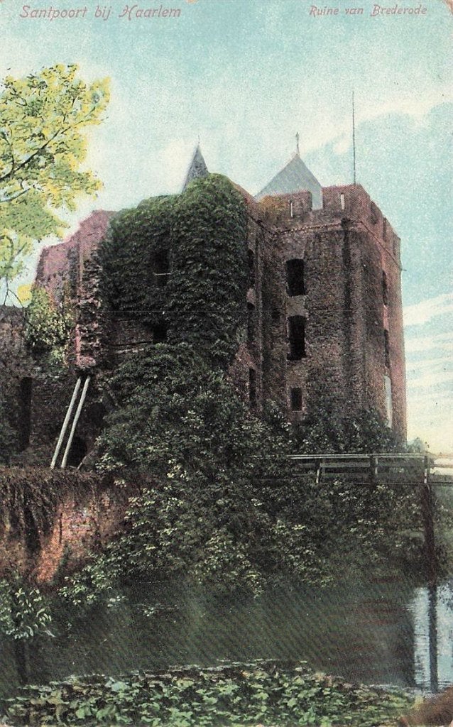 702-262-001 Santpoort Bij Haarlem Ruine Van Brederode, Verzenden, Voor 1920, Noord-Holland