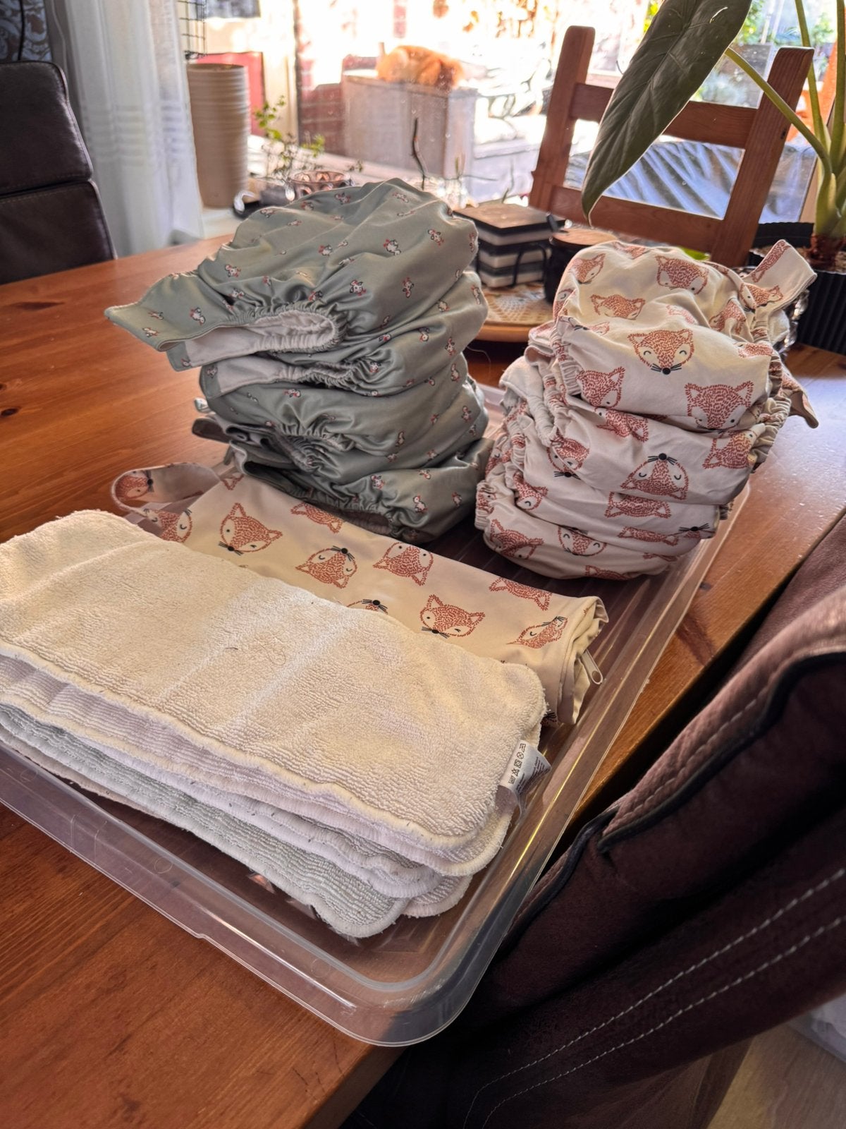 Wasbare HEMA luiers met inleggers en wetbag, Ophalen of Verzenden, Zo goed als nieuw