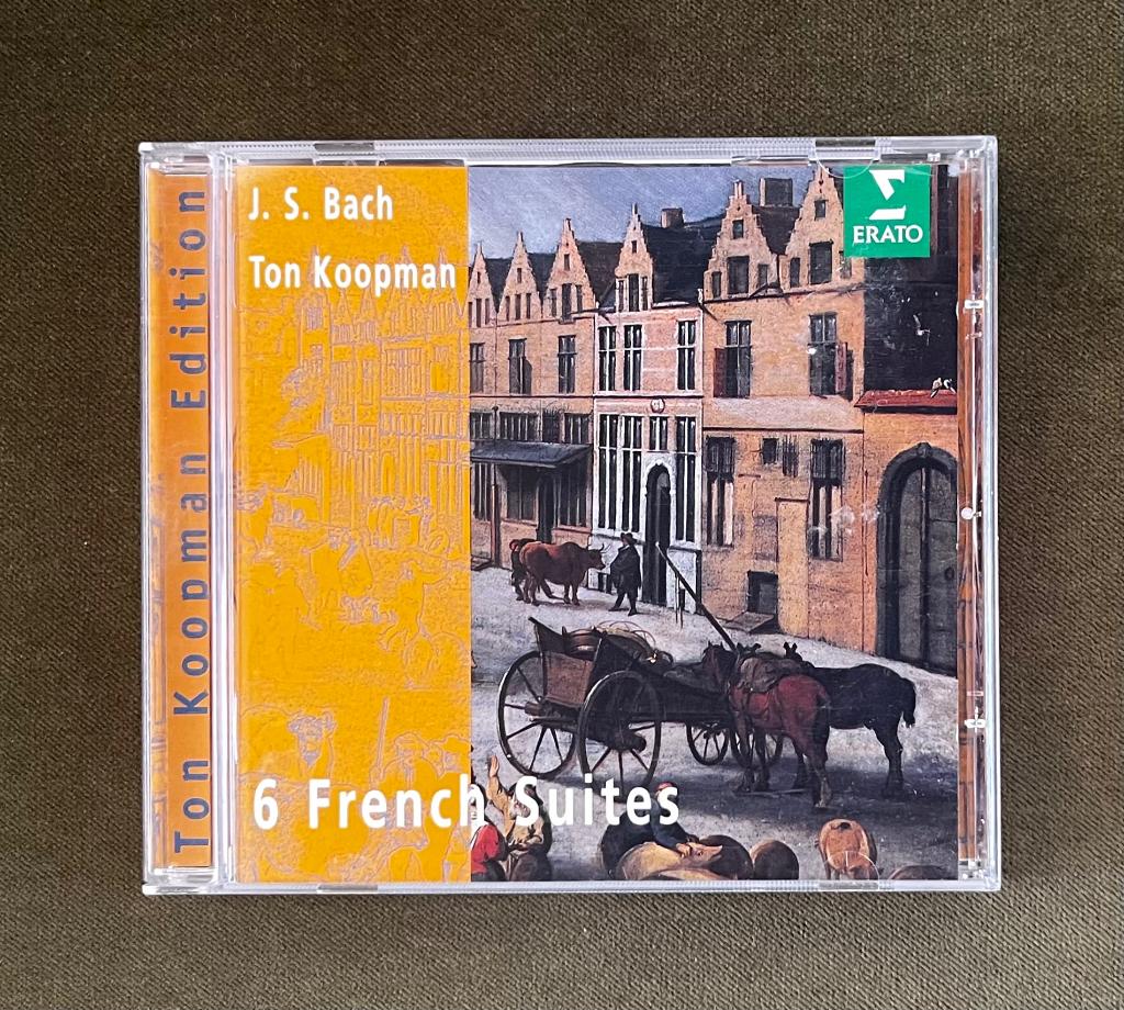 Bach: French Suites - Ton Koopman, Cd's en Dvd's, Cd's | Klassiek, Ophalen of Verzenden, Barok, Zo goed als nieuw, Kamermuziek