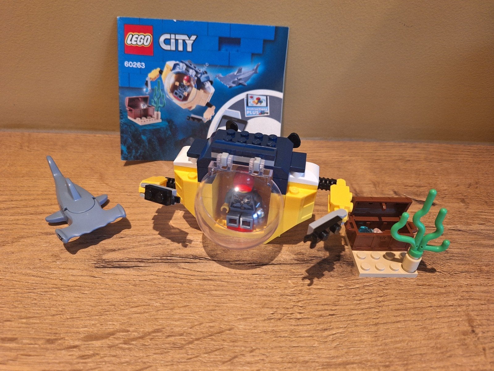 Lego City 60263 Oceaan Mini-onderzeeër met hamerhaai, Kinderen en Baby's, Ophalen of Verzenden
