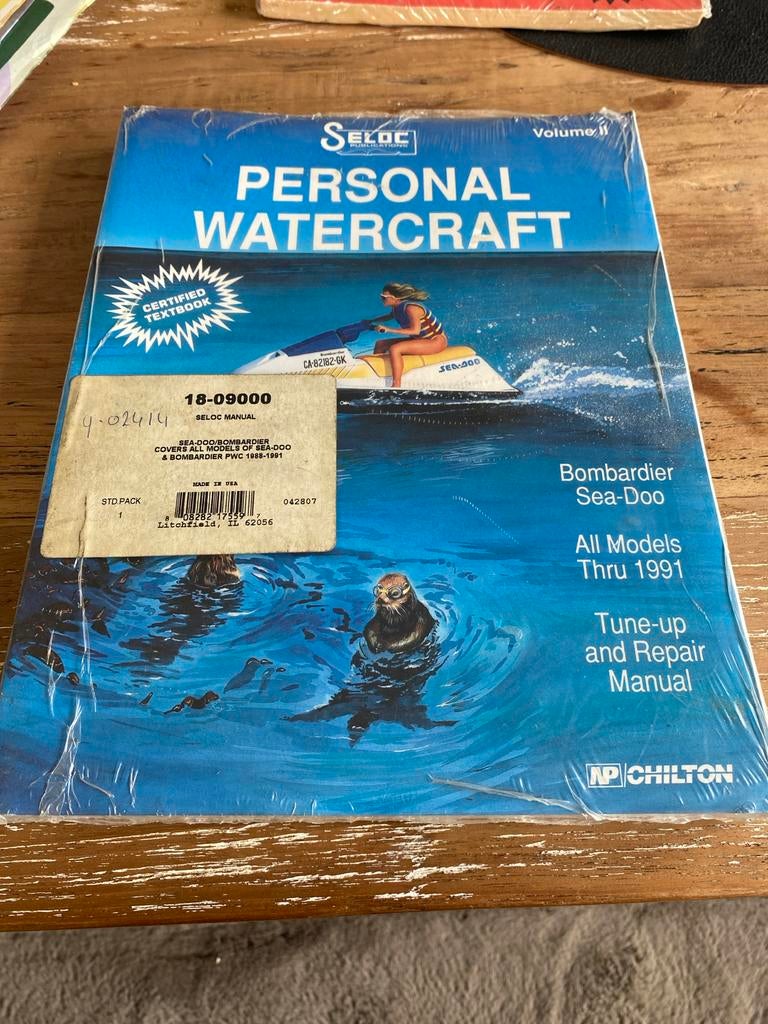 Sea-Doo Onderhoudsboek 1988-1991 - Ook voor verzamelaars, Ophalen of Verzenden, Nieuw