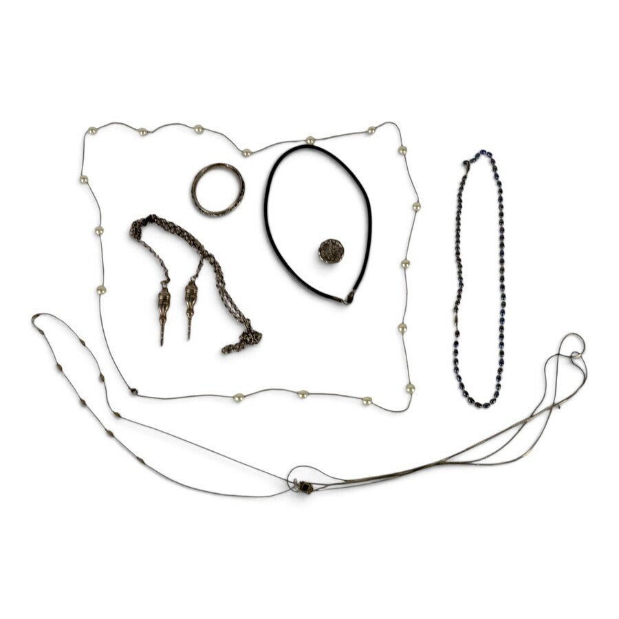 Lot diverse sieraden en bijoux (7x), Sieraden, Tassen en Uiterlijk, Ophalen of Verzenden, Overige materialen, Overige typen