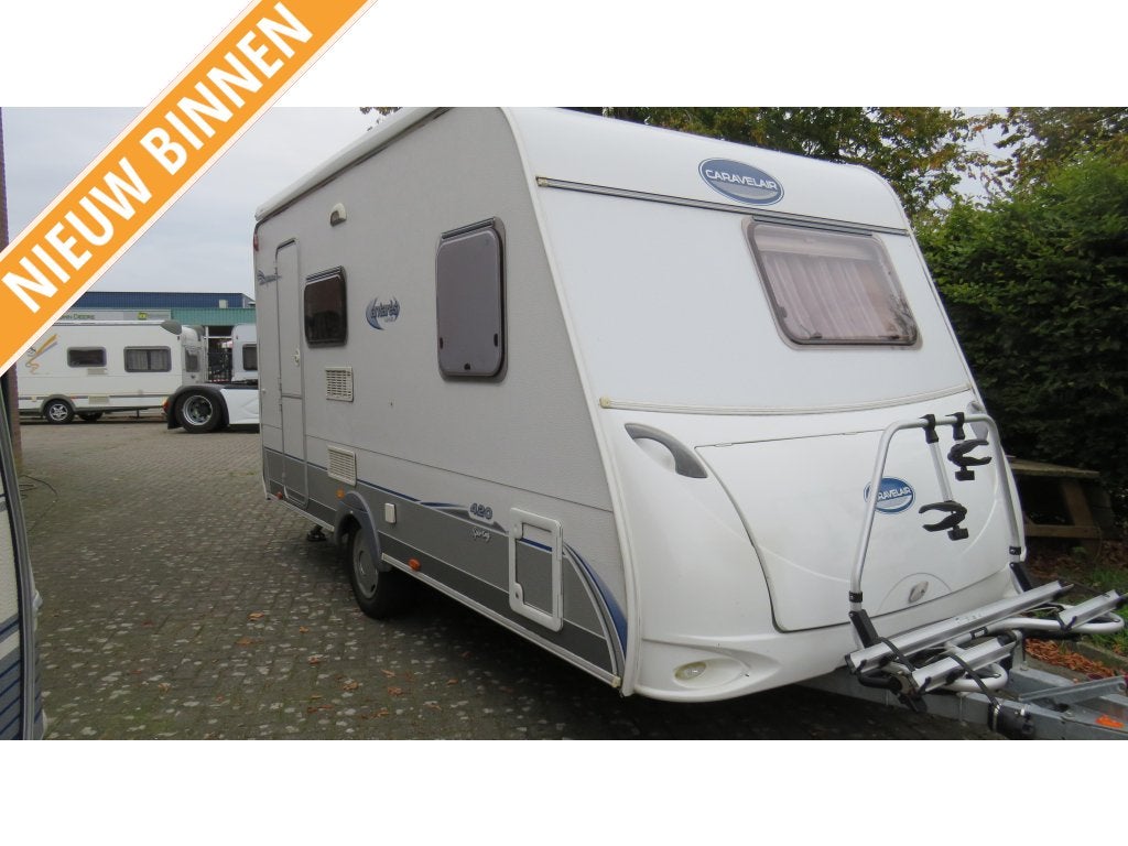 CARAVELAIR ANTARES DE LUXE 425 BJ 2008 MOVER €7999, Niet ingevuld, Standaardzit, Bedrijf, Niet ingevuld