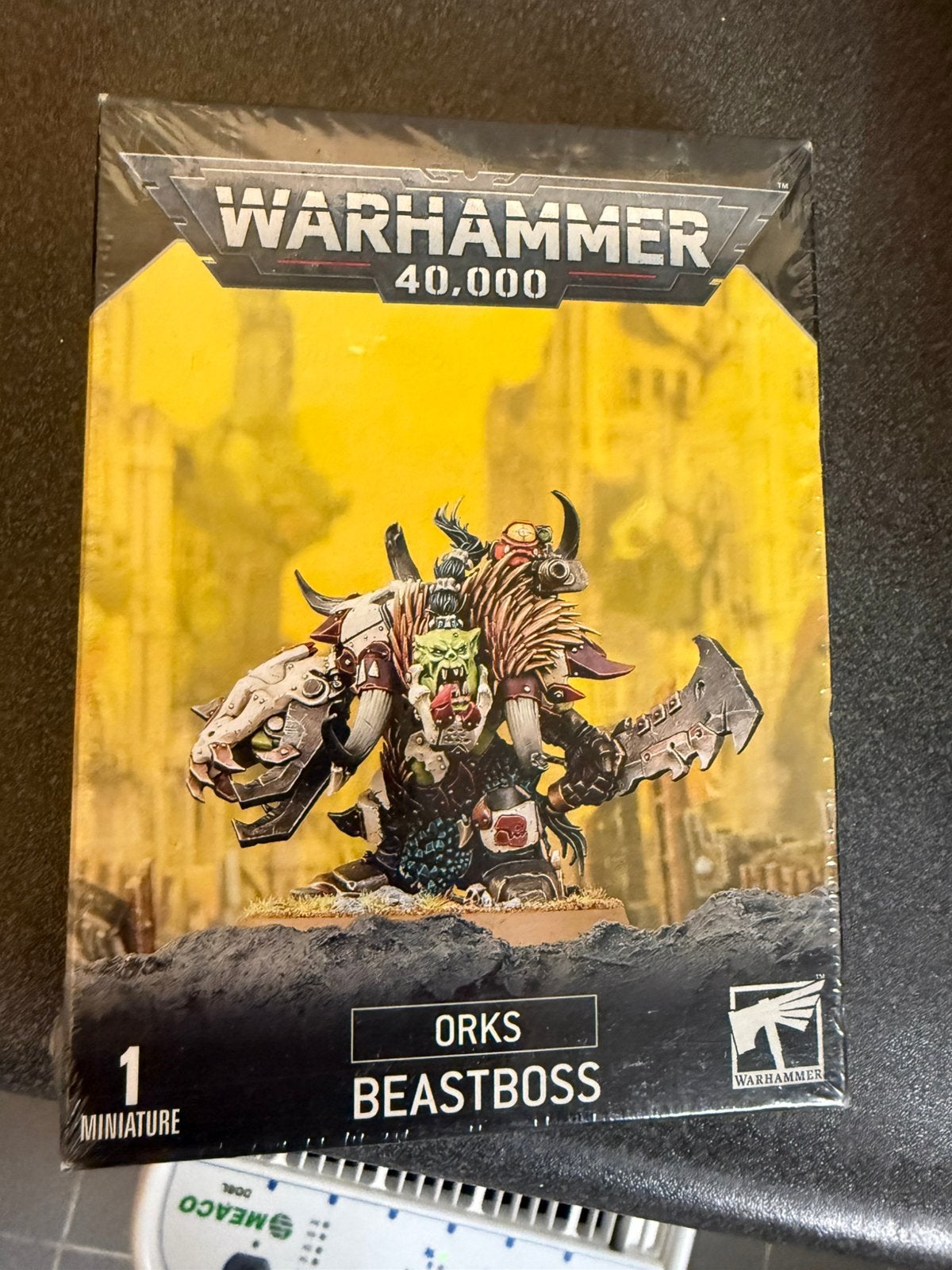 Warhammer 40k Ork Beastboss, Hobby en Vrije tijd, Ophalen of Verzenden, Zo goed als nieuw, Warhammer