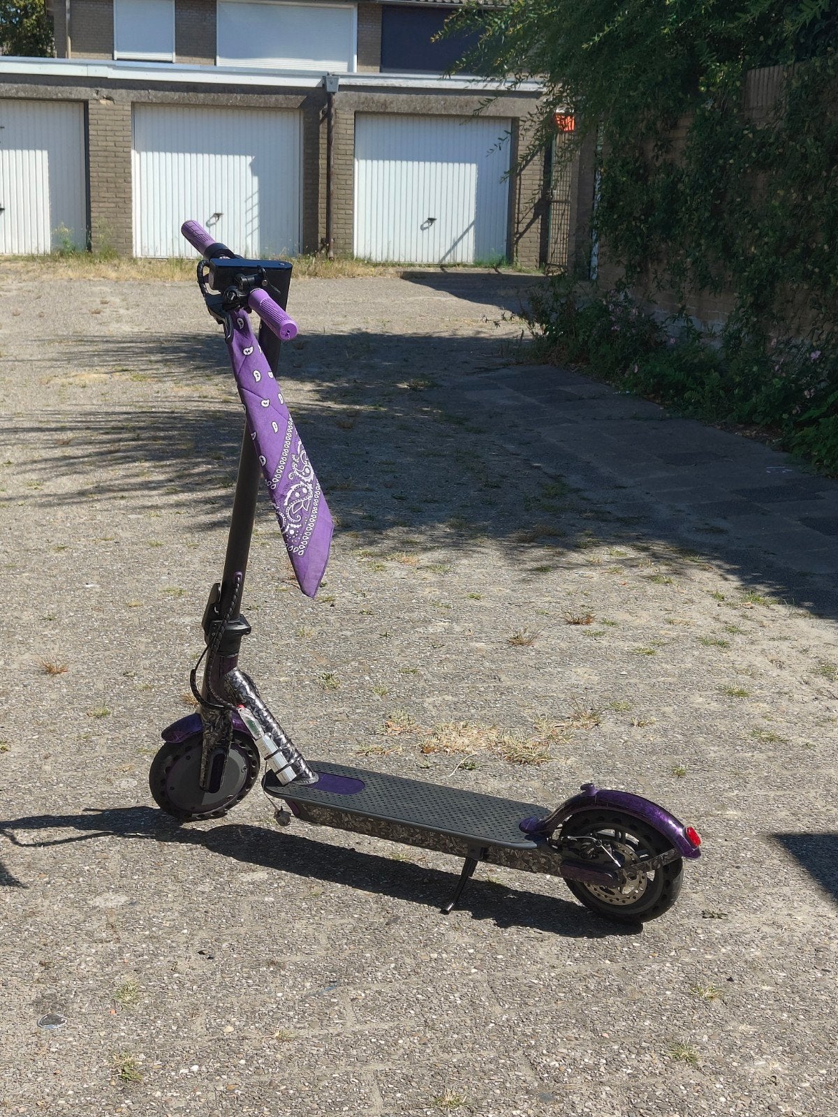AOVOPRO ELECTRISCHE STEP - CUSTOM - Paars Carbon - LED, Ophalen of Verzenden, Elektrische step (E-scooter), Aovopro