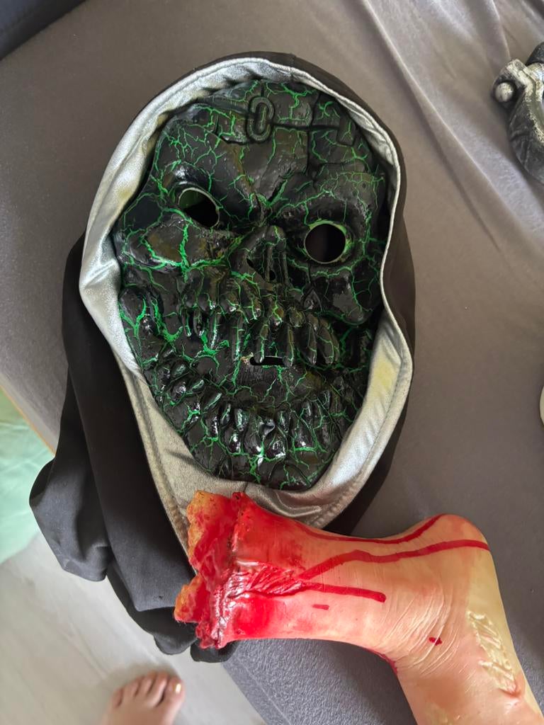Gaaf halloween mask voor volwassenen, Ophalen of Verzenden, Zo goed als nieuw