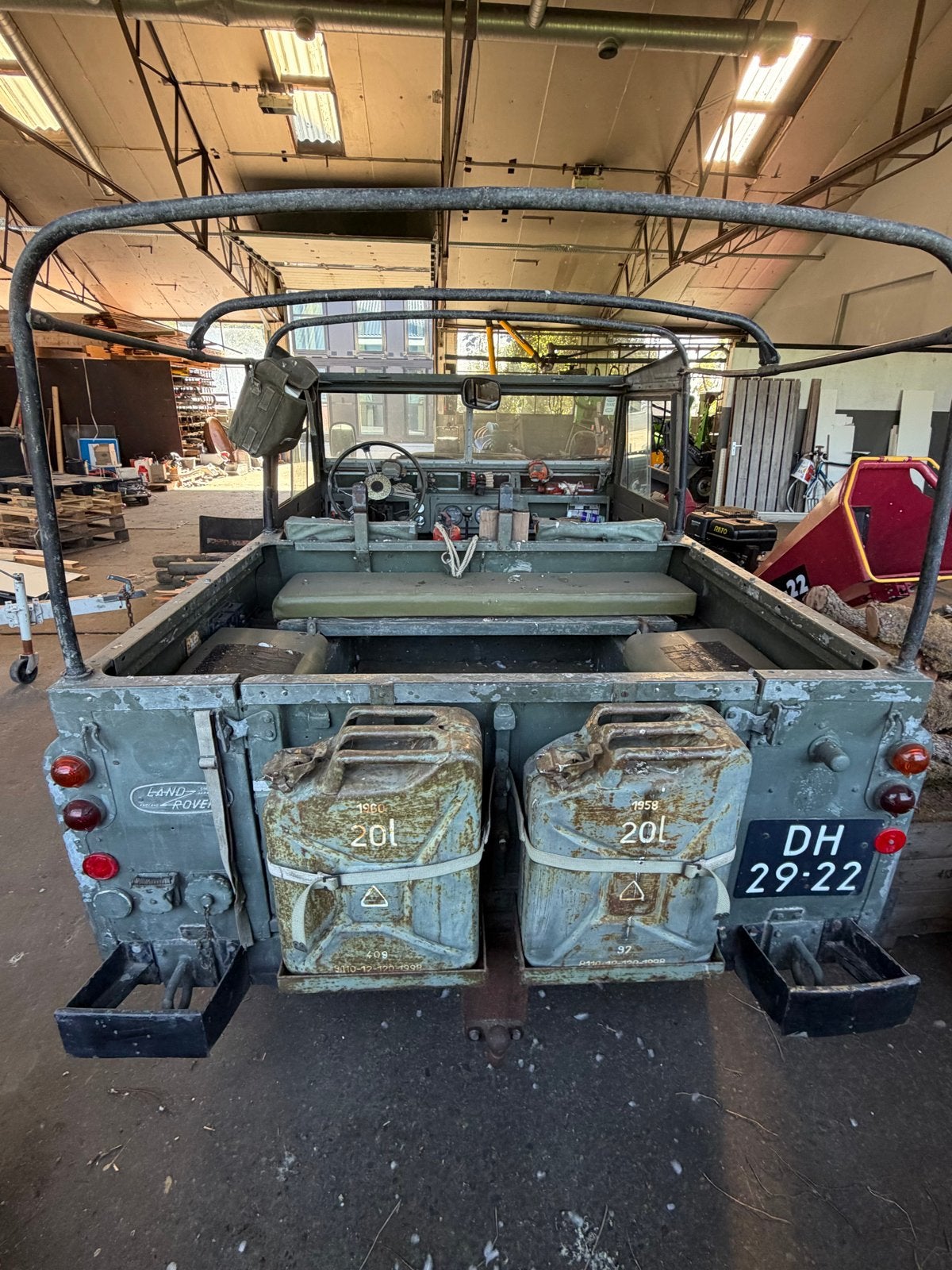 Land Rover 1962 Groen oldtimer, foto 3