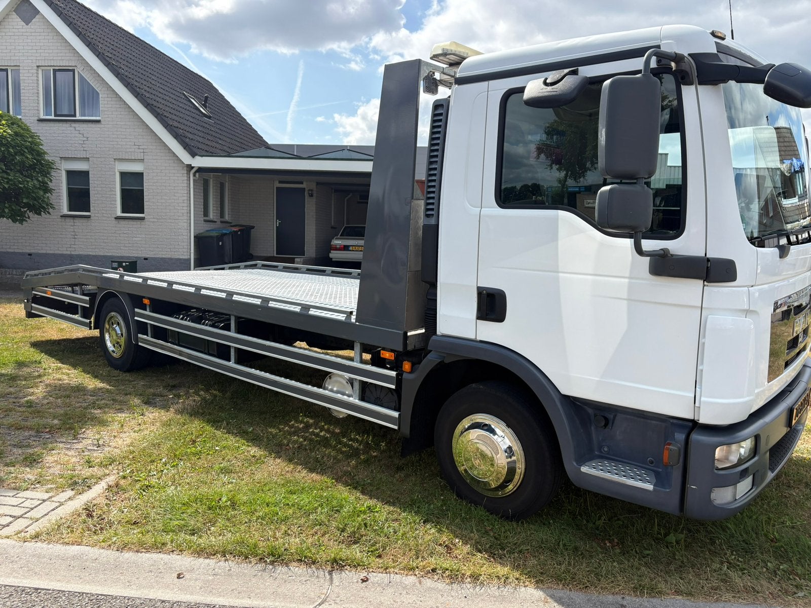 MAN 8.180 Autotransp,AUTOMAAT,ex service Auto MAN, deal. Ond, Auto's, Automaat, Zwart, Adaptive Cruise Control, MAN