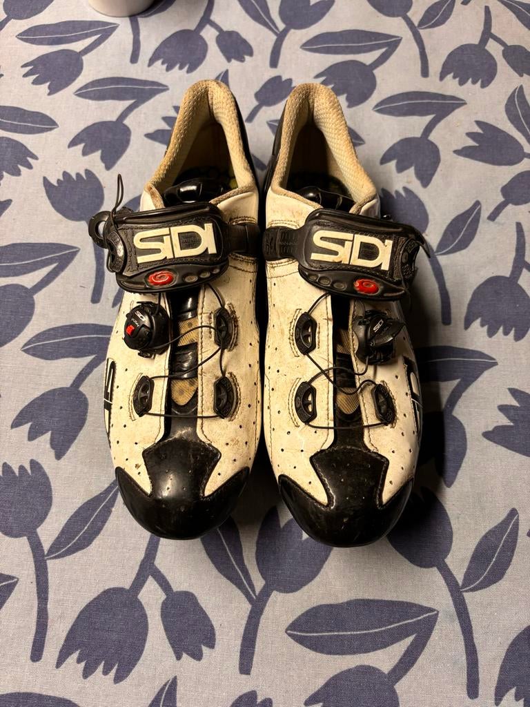 Sidi wielrenschoenen - Wit/Zwart, Ophalen of Verzenden, Gebruikt, Kleding