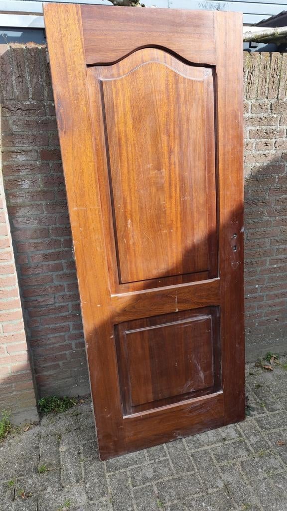 Zware hardhouten binnendeur 82.5 x 201.5 cm, Ophalen of Verzenden