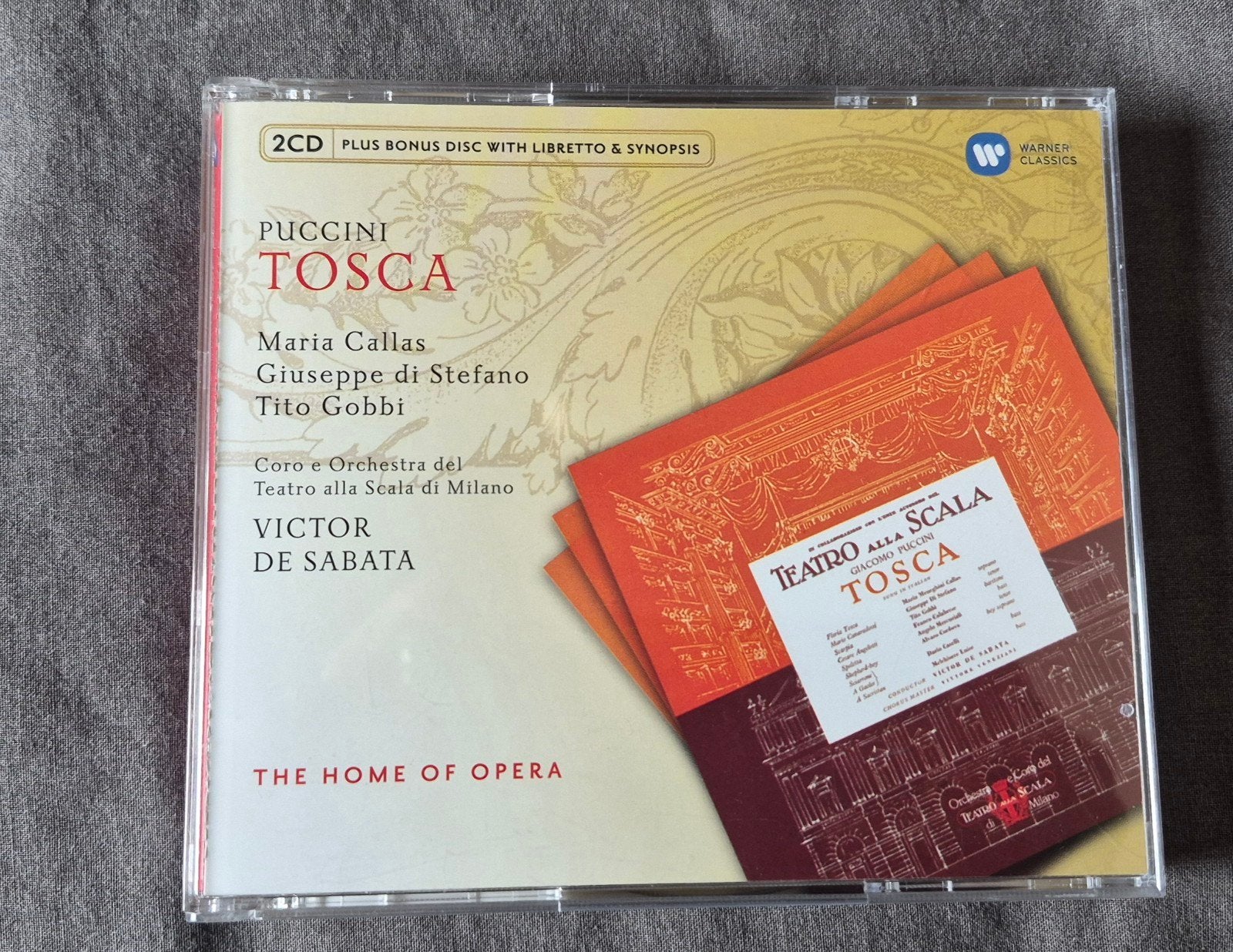 Puccini: Tosca - Maria Callas, Giuseppe di Stefano (2CD), Boxset, Overige componisten, Opera of Operette, Ophalen of Verzenden
