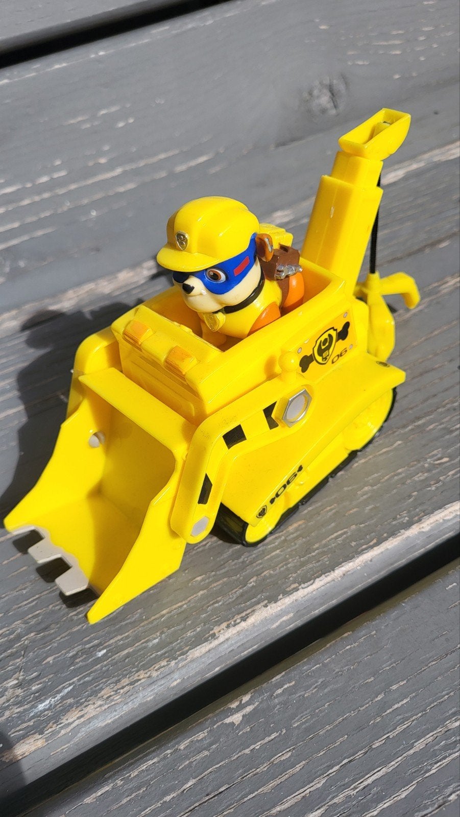 Paw Patrol Rubble Bulldozer Speelgoedvoertuig, Ophalen of Verzenden, Zo goed als nieuw
