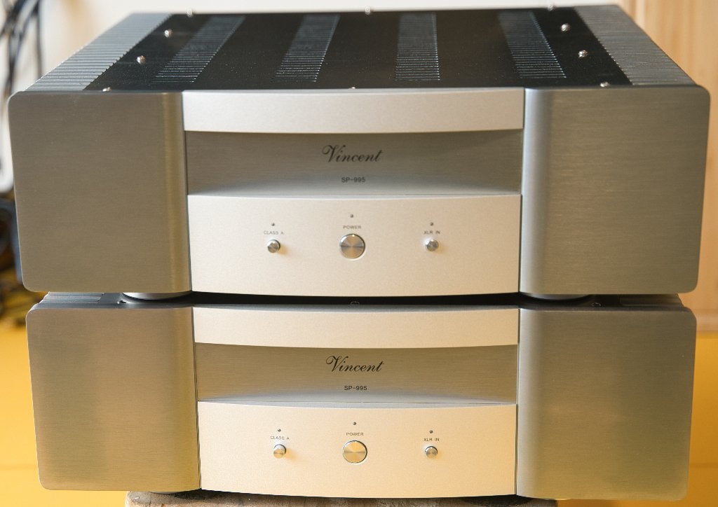 2x Vincent SP‑995 monoblok-versterker, Audio, Tv en Foto, Versterkers en Receivers, Overige merken, Gebruikt, Ophalen of Verzenden