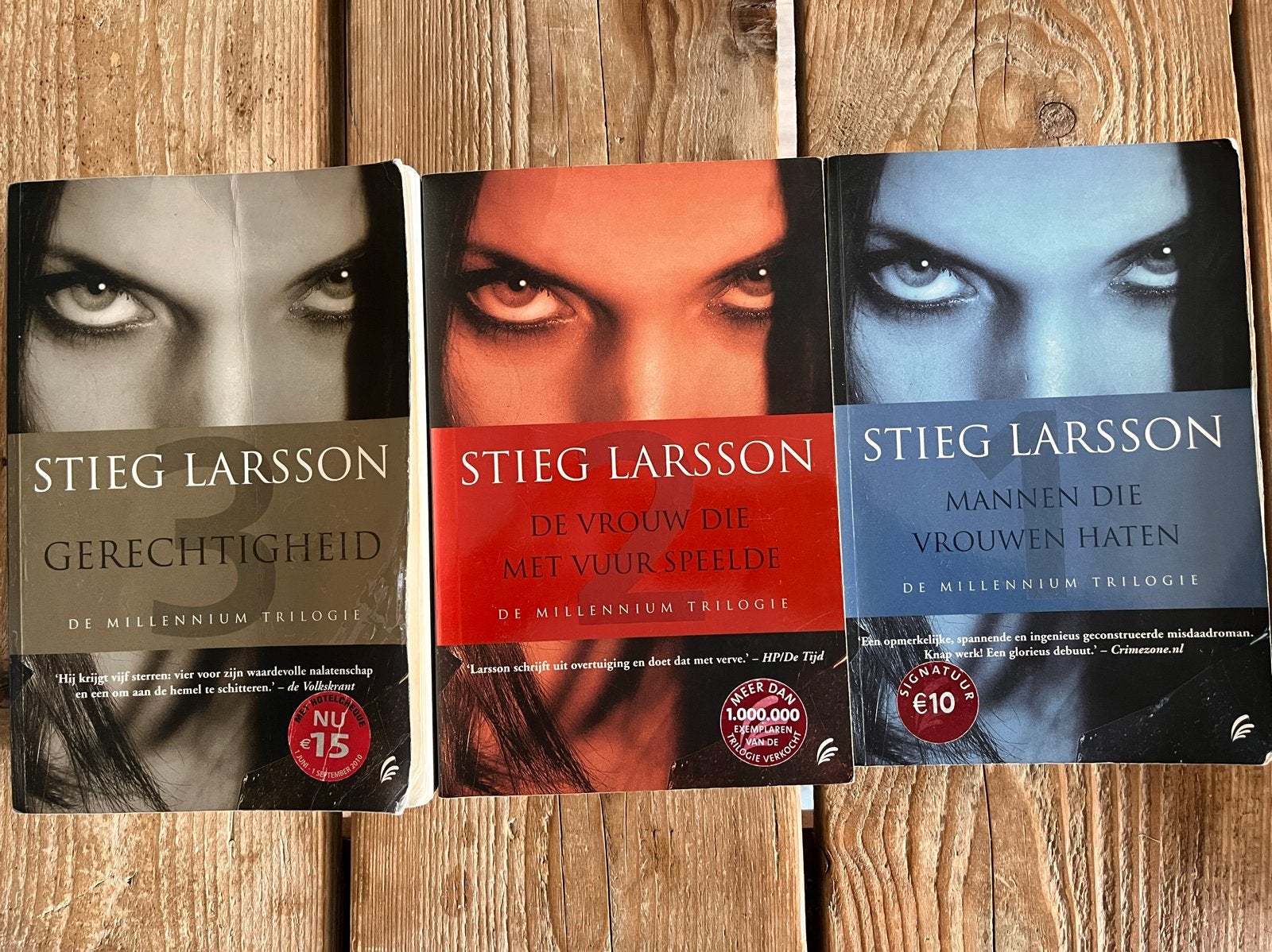 Stieg Larsson Millennium Trilogie - Complete Set, Boeken, Ophalen, Gelezen