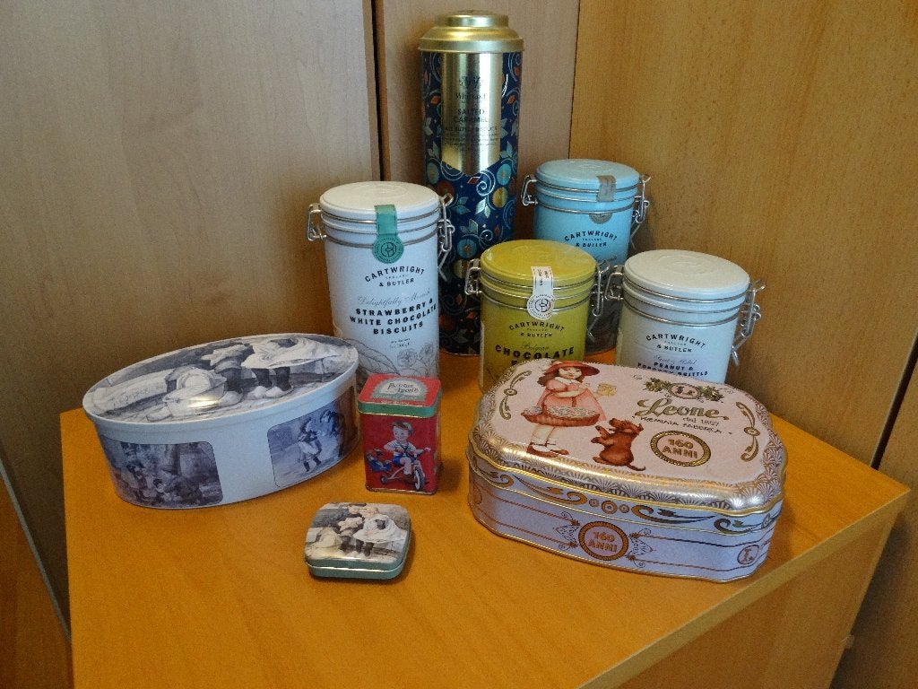 Verzameling blikjes 9 stuks, Ophalen of Verzenden, Zo goed als nieuw, Overige, Overige merken