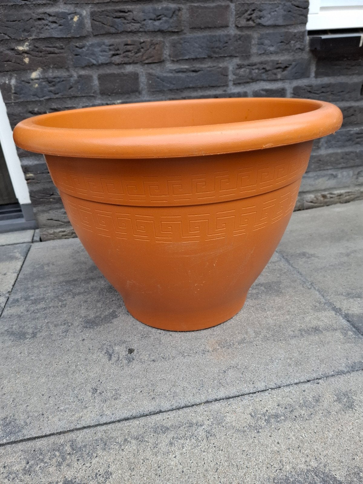 Grote bloempot voor buiten, Tuin en Terras, Bloempotten, Ophalen, Kunststof, Gebruikt, 40 cm of meer