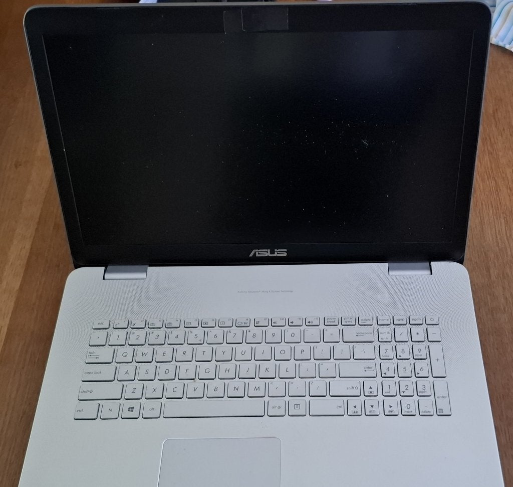 Asus N751 JX laptop  17 inch, Computers en Software, Windows Laptops, Qwerty, 8 GB, Ophalen of Verzenden, Niet werkend