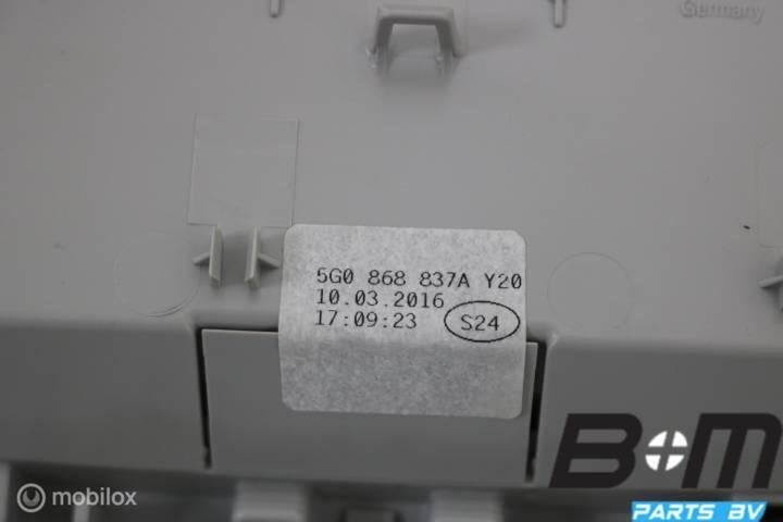 Inbouwframe met brillenvak VW Golf 7 5G0868837A, Gebruikt