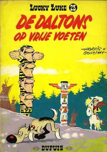 De daltons op vrije voeten, Eén stripboek, Morris Goscinny, Ophalen of Verzenden, Zo goed als nieuw