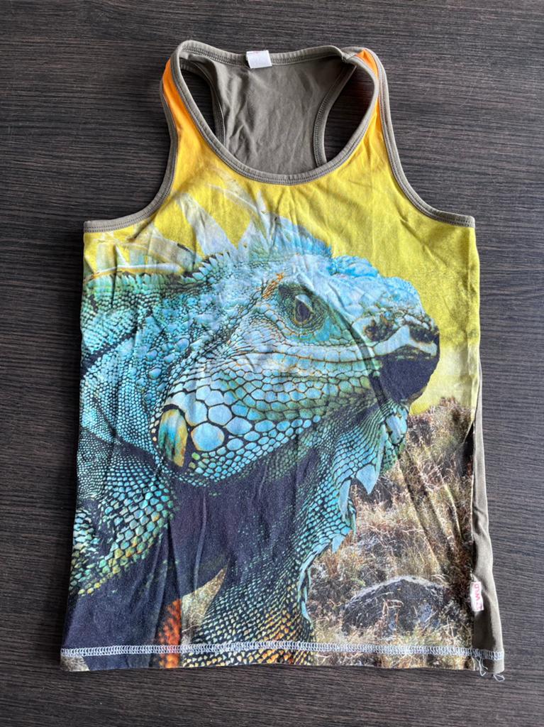 Wild singled / hemd leguaan - 146/152, Ophalen of Verzenden, Gebruikt, Jongen, Shirt of Longsleeve