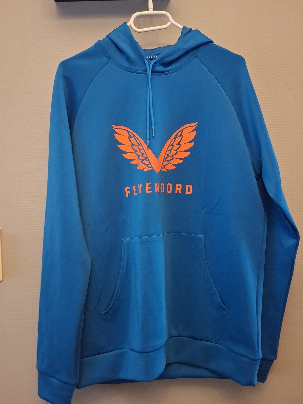 Castore Feyenoord Hoodie Maat M Blauw, Ophalen of Verzenden, Nieuw, Blauw, Castore