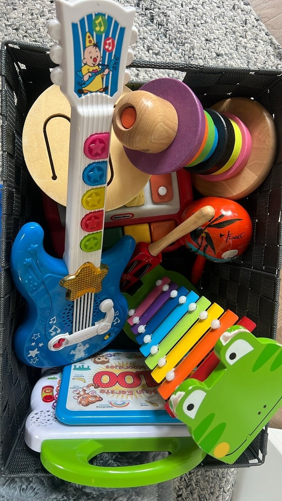 Diverse baby- en kinderspeelgoed, muziekinstrumenten, Kinderen en Baby's, Ophalen, Gebruikt, Overige typen, Met geluid