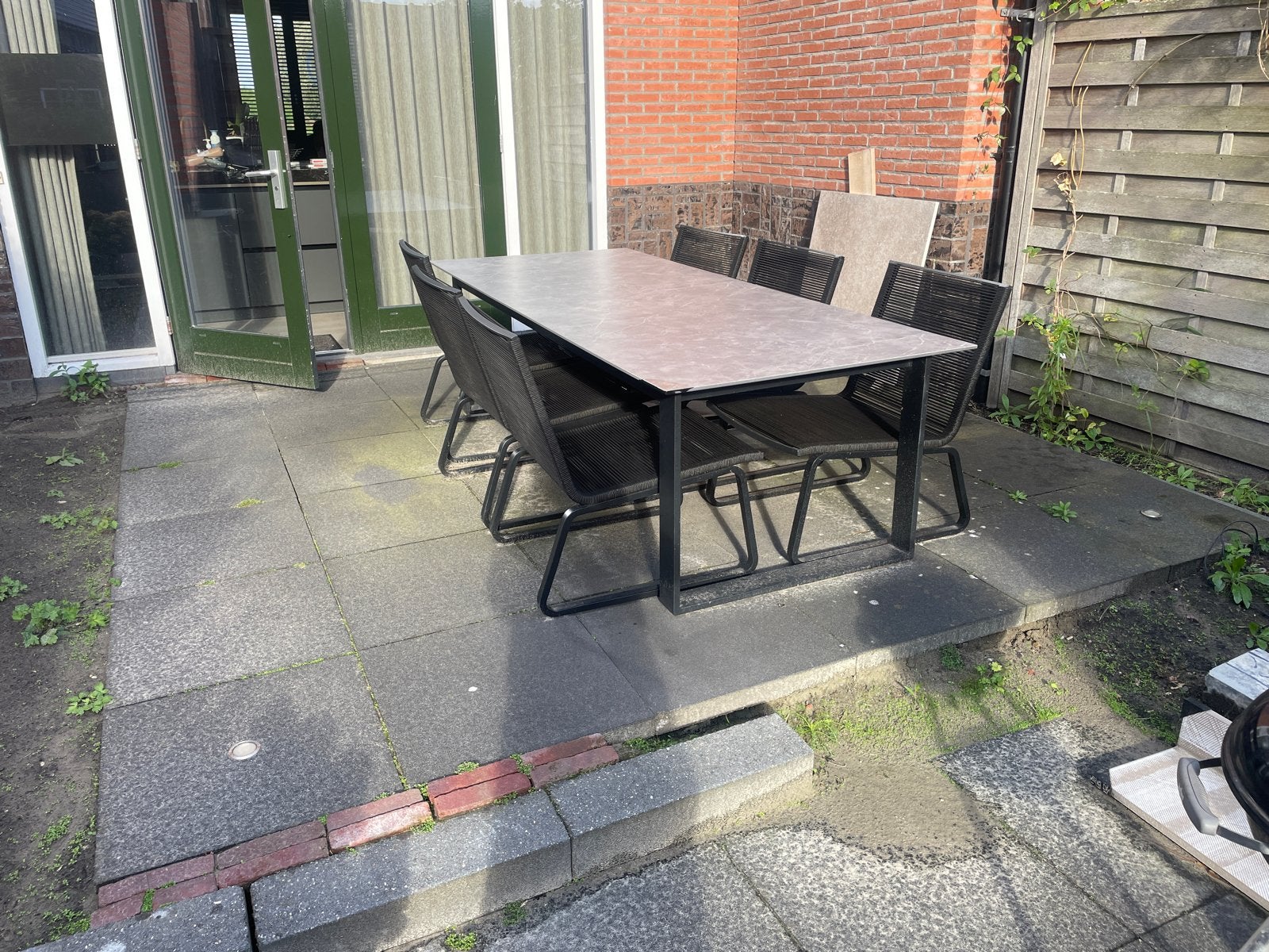 Betontegels 60x60x6 cm - Ideaal voor terras of pad, Tuin en Terras, Ophalen, Gebruikt, Beton, Terrastegels