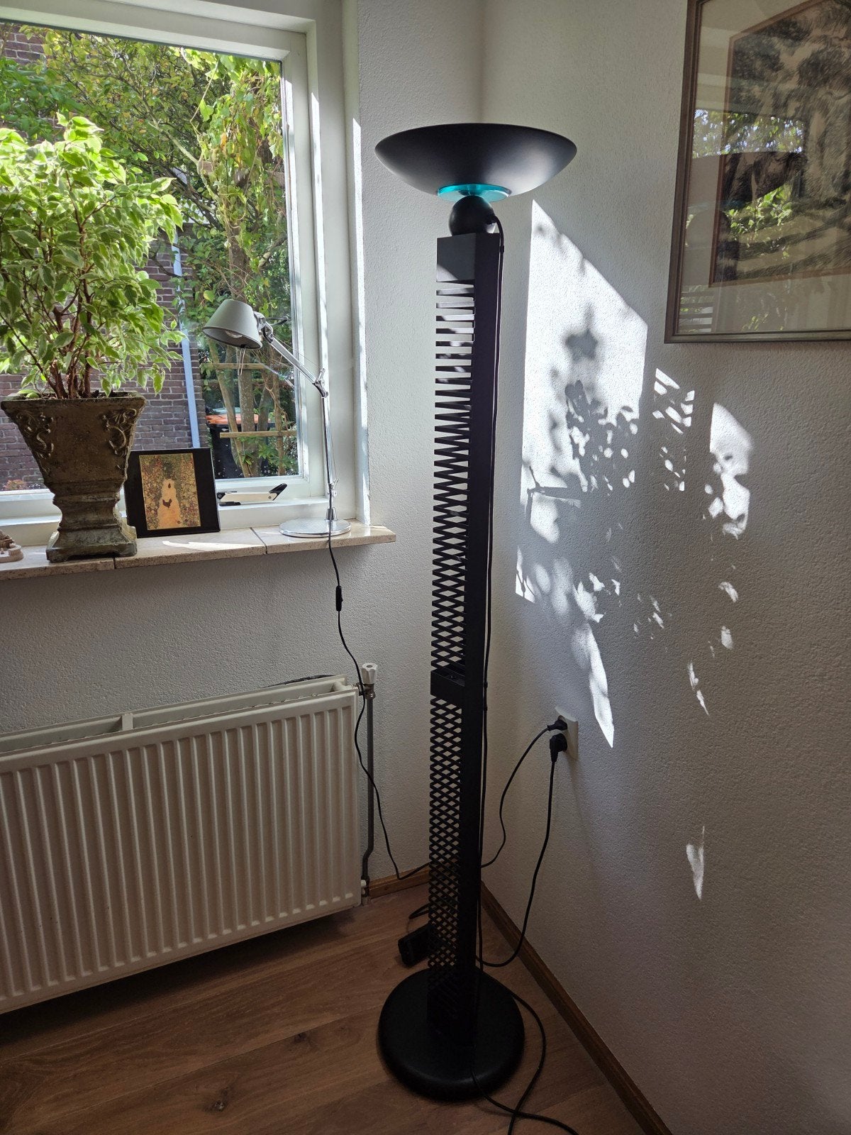 Vloerlamp met geïntegreerd CD-rek, Ophalen, Gebruikt, Overige fittingen, Metaal