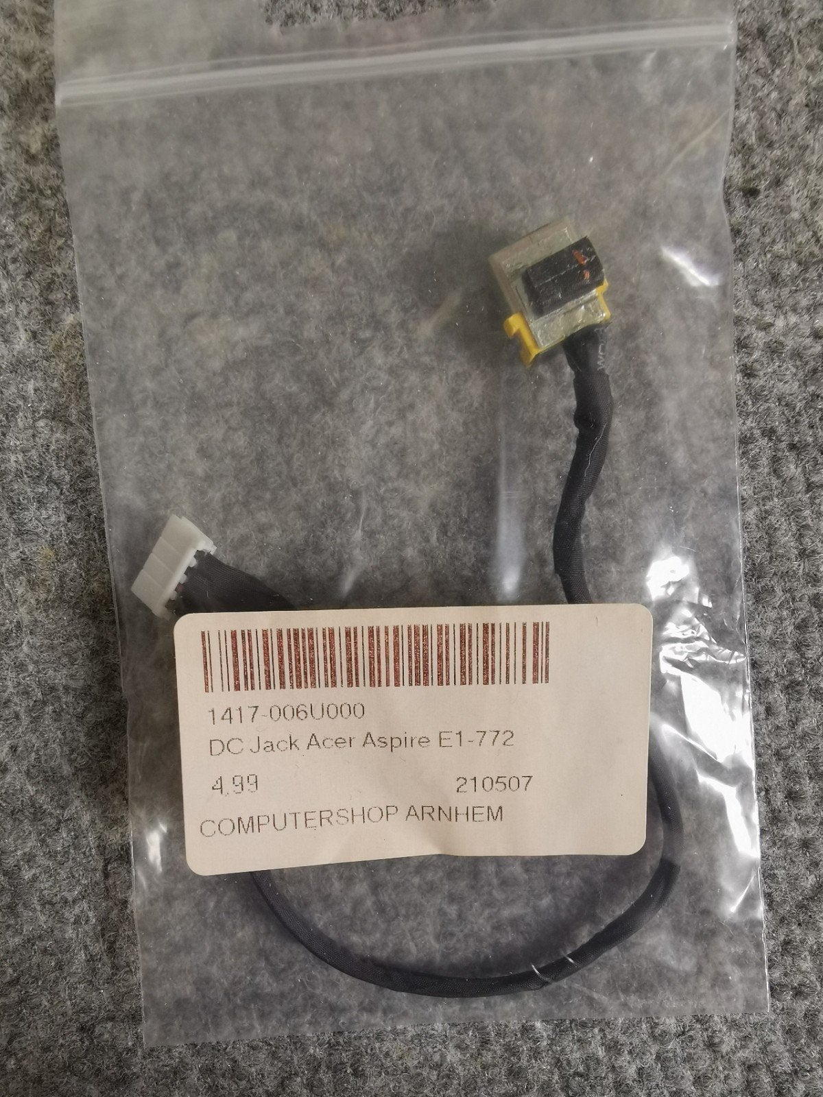 DC Jack Acer Aspire E1-772 - Nieuw, Ophalen of Verzenden, Nieuw