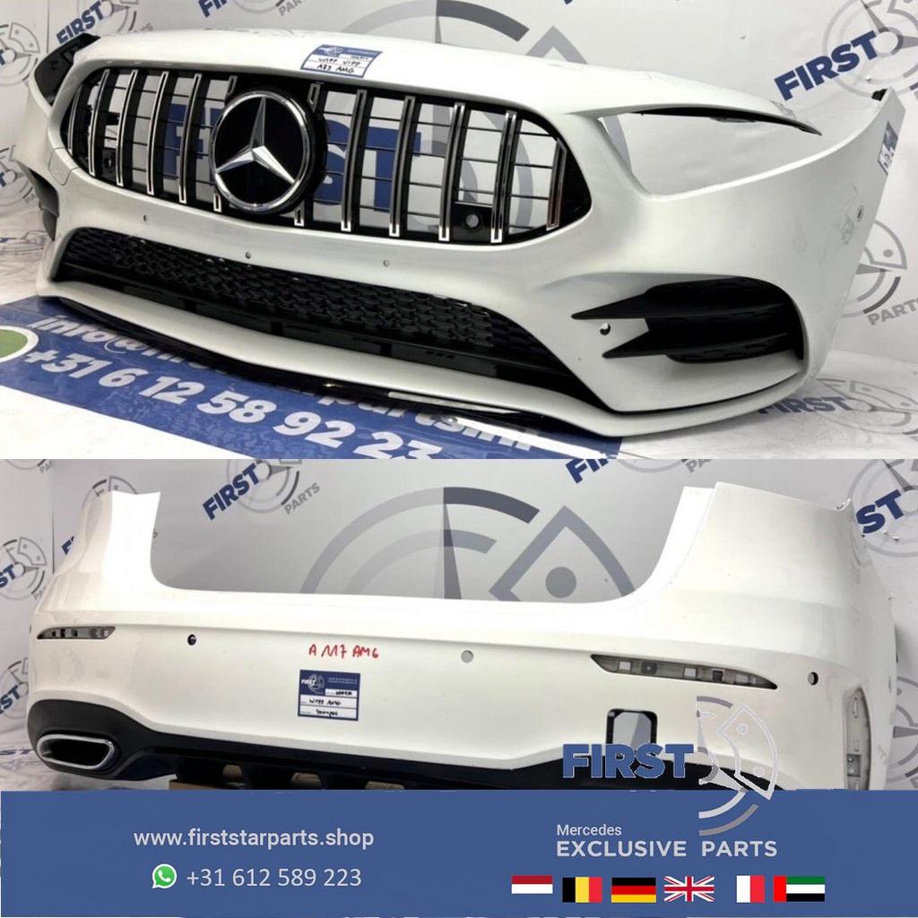 W177 AMG PAKKET Origineel Mercedes A Klasse 2022 BUMPERS WIT, Gebruikt, -, Ophalen of Verzenden, Bumper