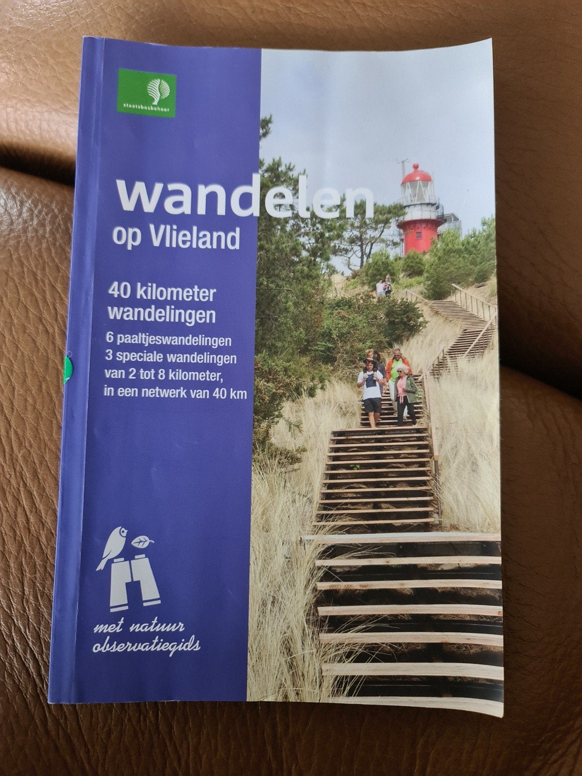 Wandelgids Vlieland - Staatsbosbeheer (40 km routes), Overige merken, Fiets- of Wandelgids, Ophalen of Verzenden, Zo goed als nieuw
