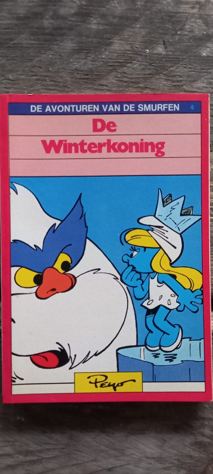 De Avonturen van de Smurfen 4: De Winterkoning, Eén stripboek, Ophalen of Verzenden, Gelezen, Peyo
