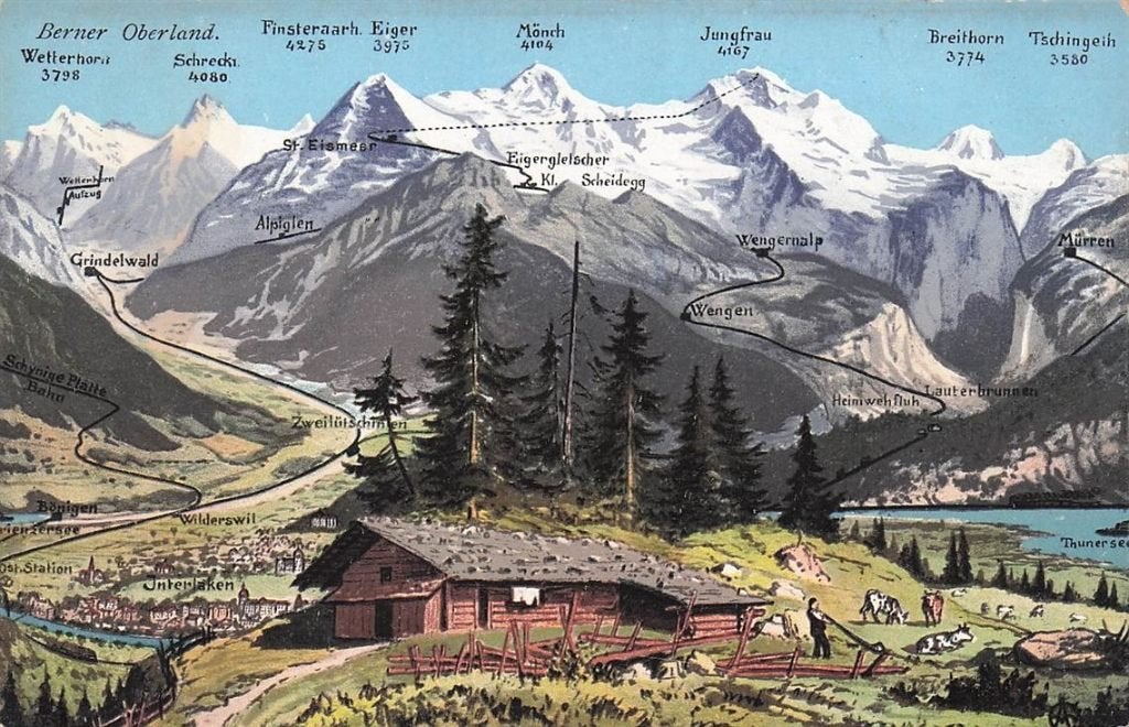 702-293-045 Berner Oberland, Verzenden, Voor 1920, Overig Europa