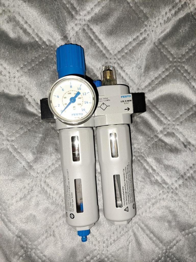Festo LFR-D-MINI, Doe-het-zelf en Verbouw, Compressors, Minder dan 25 liter, Ophalen, Minder dan 200 liter/min