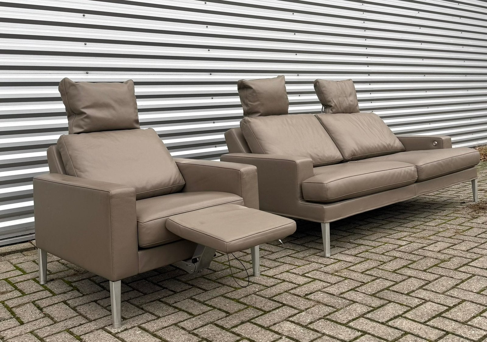 FSM claurus Bank en fauteuil, Huis en Inrichting, Banken | Bankstellen, Ophalen, Zo goed als nieuw, 75 tot 100 cm