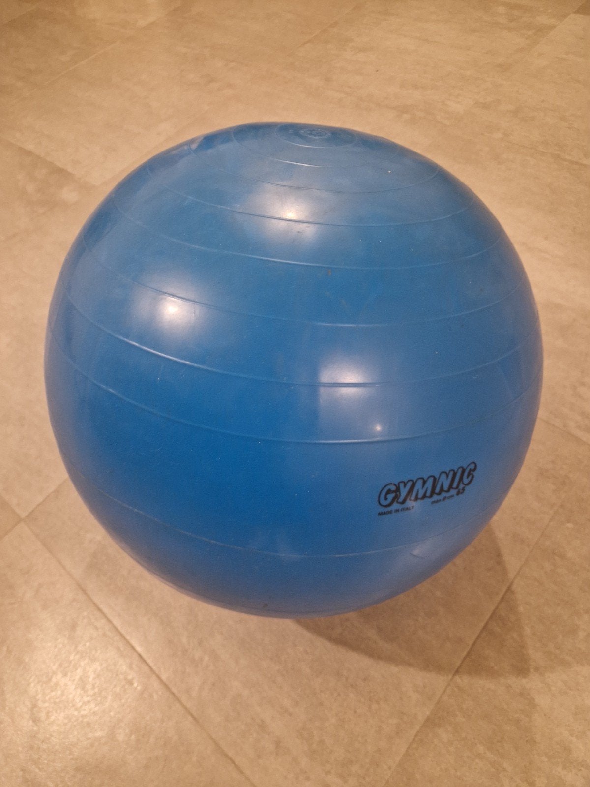 Gymnic fitnessbal - Blauw, Ophalen, Zo goed als nieuw, Buik, Fitnessbal
