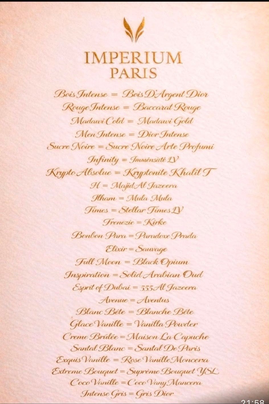 Imperium Paris Extrait de Parfum - Diverse Geuren 50ml, Ophalen of Verzenden, Nieuw