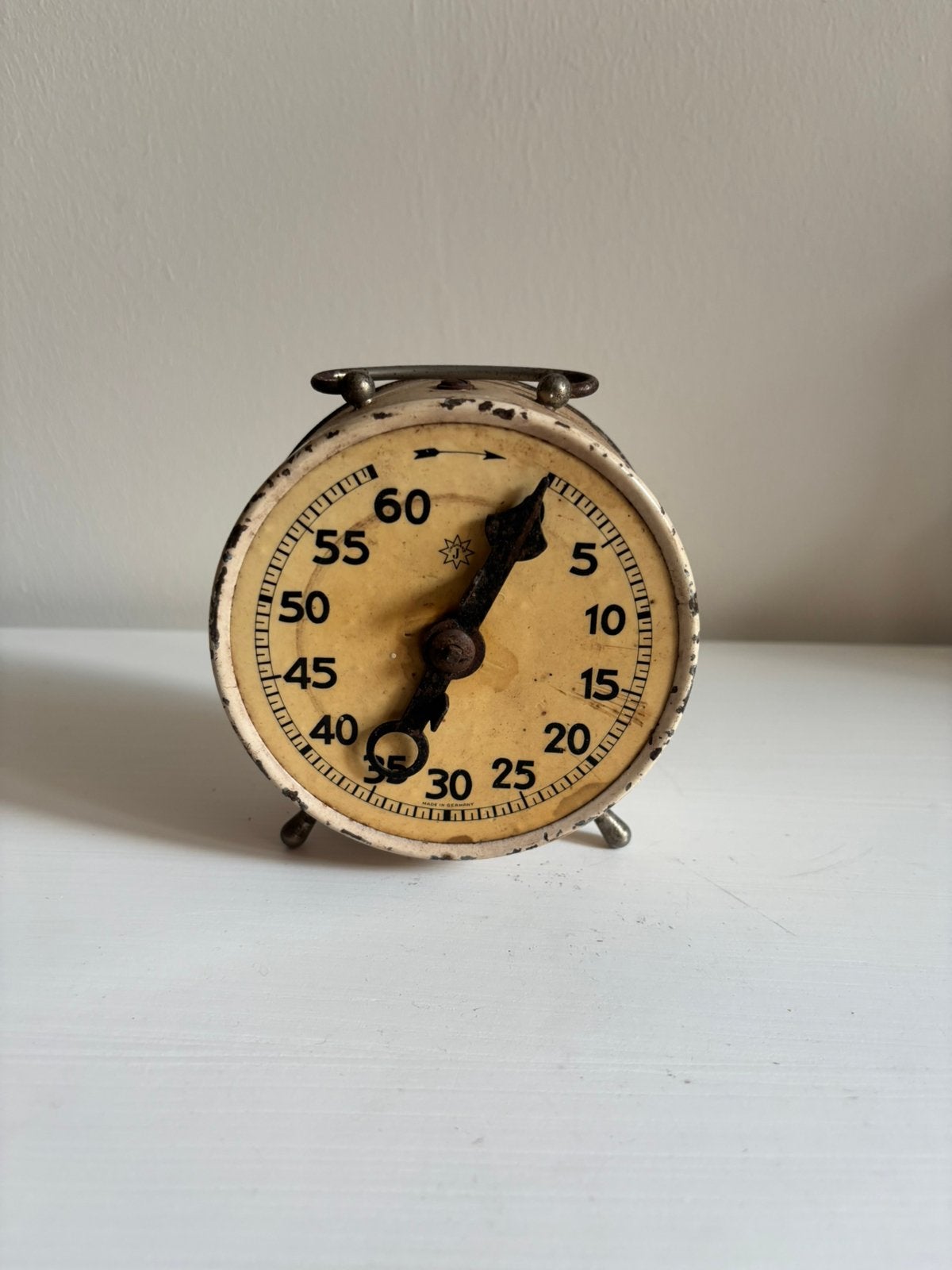 Vintage Junghans mechanische 60-minuten timer, Ophalen of Verzenden