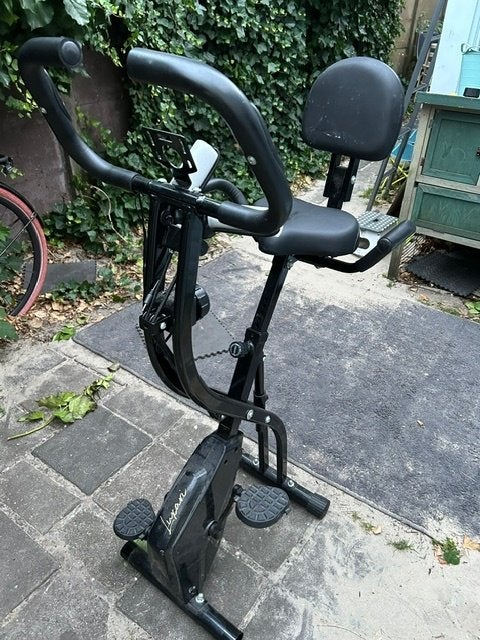 Hometrainer met rugleuning - Luxan, Ophalen, Gebruikt, Metaal, Benen