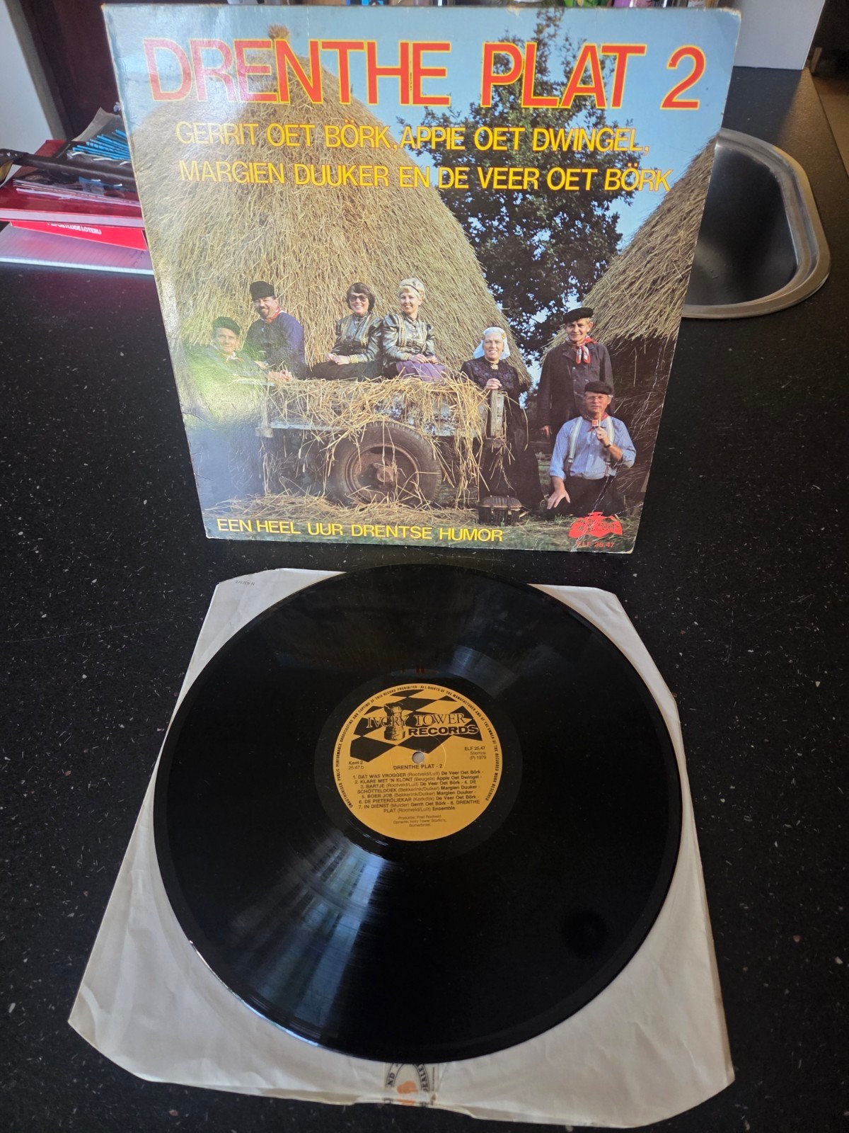 Drenthe Plat 2 - Een uur Drentse humor op vinyl, Ophalen of Verzenden, 1970 - 1979, Gebruikt, 12 inch