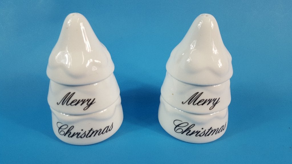 Rivièra Maison eierdopjes, met zoutreservoir, kerst. W2, Tweedehands verkoop, Tweedehands verkoop, Gebruikt, Ophalen of Verzenden
