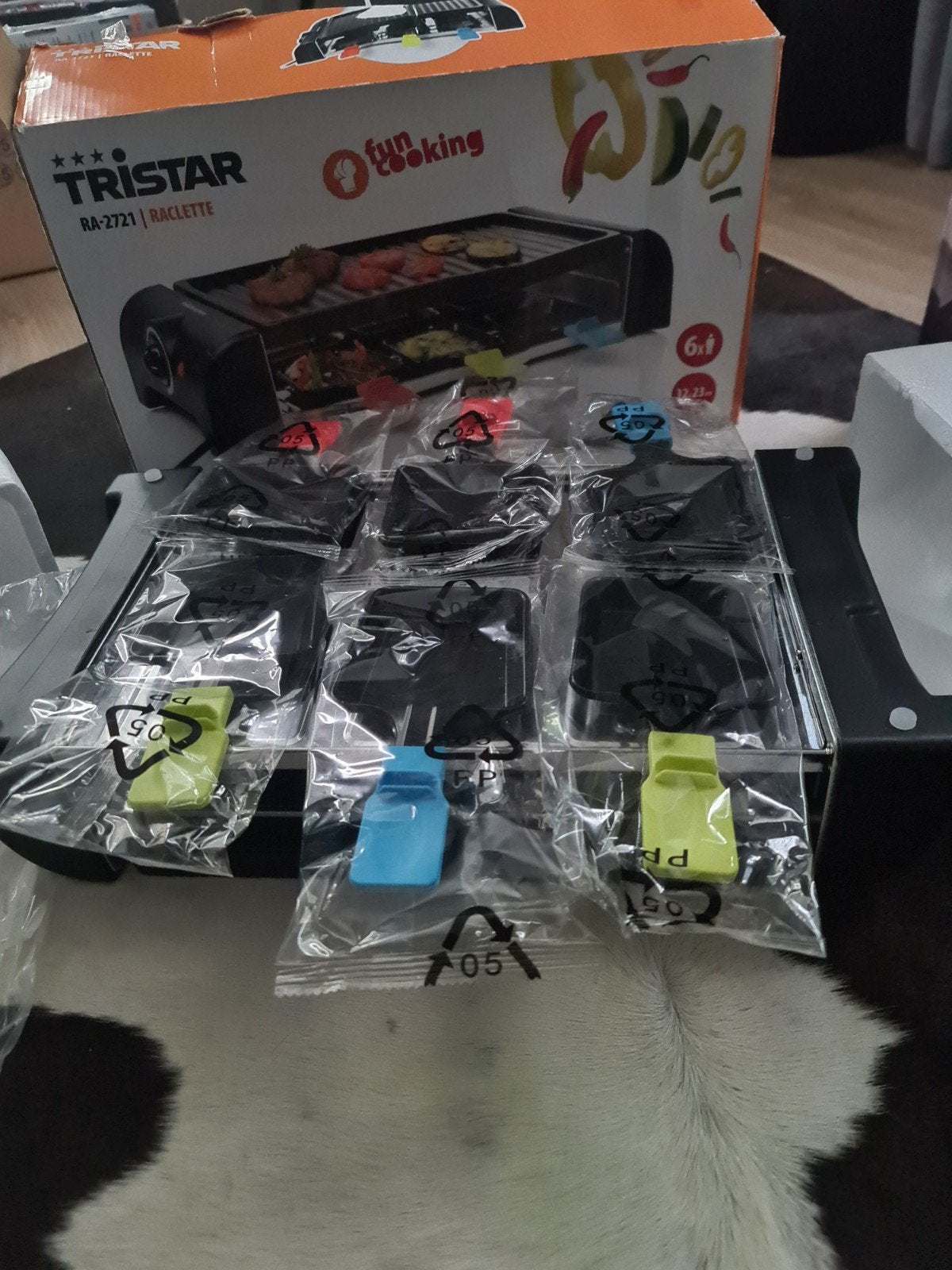 Raclette Grill - Geschikt voor 6 personen nieuw, Ophalen of Verzenden, Nieuw, 4 t/m 7 personen