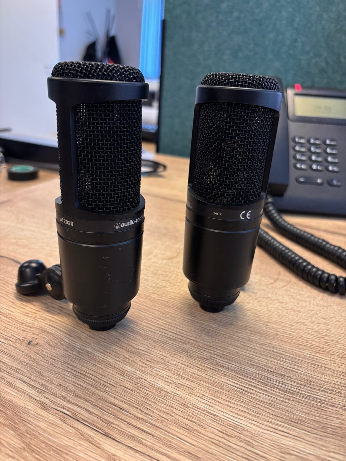 Audio Technica AT2020 Microfoon, Ophalen of Verzenden, Gebruikt, Instrumentmicrofoon