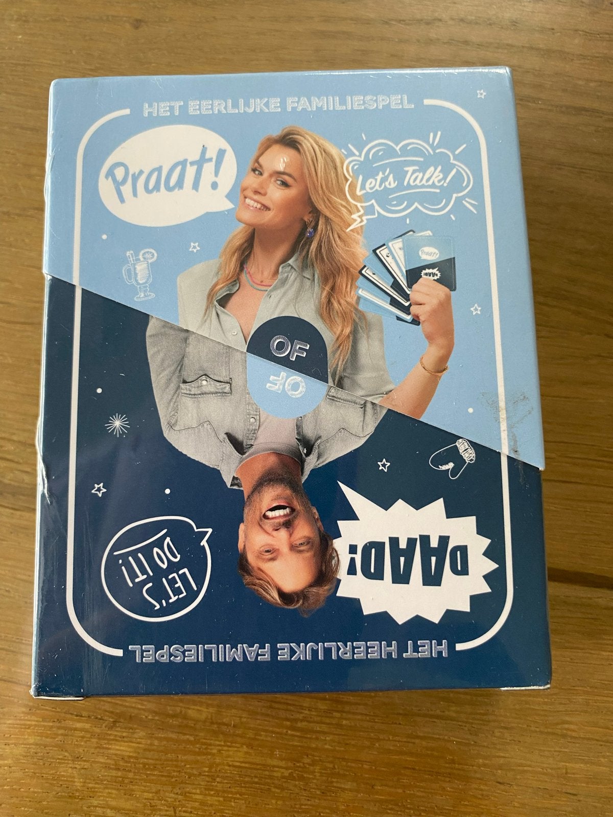 Praat! Of Daad! Het Eerlijke Familiespel, Drie of vier spelers, Ophalen of Verzenden, Nieuw