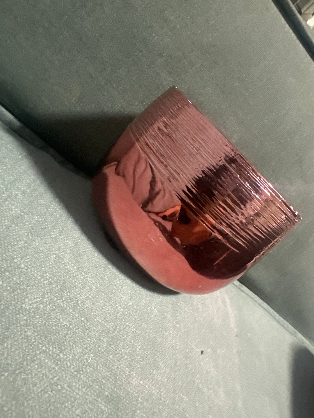 Roze vaas met patroon, Overige materialen, Met patroon/structuur, Ophalen of Verzenden, Zo goed als nieuw