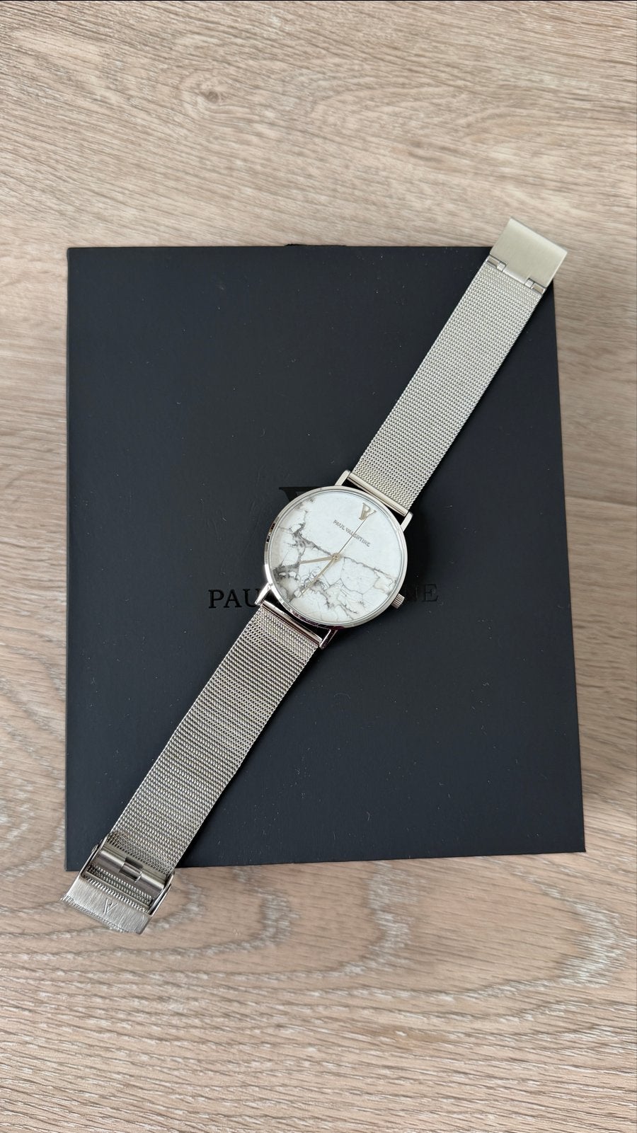 Paul Valentine horloge - zilver, Overige merken, Staal, Polshorloge, Ophalen of Verzenden