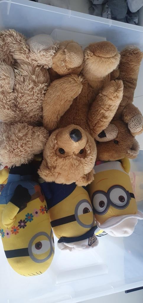 Grote collectie Minions knuffels - Diverse karakters, Gebruikt, Overige merken, Overige typen, Ophalen of Verzenden